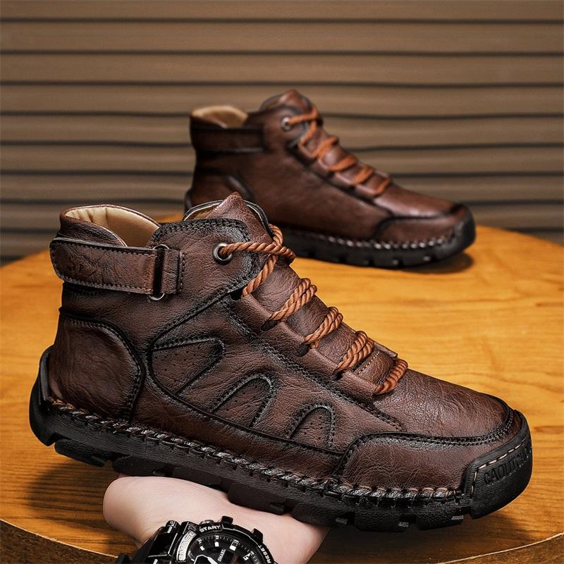 Мужские повседневные кроссовки с высоким верхом, кожаная обувь ручной работы, весна и осень, большие размеры 39-48 48 темно-коричневого
Мужские повседневные кроссовки с высоким верхом, кожаная обувь ручной работы, весна и осень, большие размеры 39-48 48 темно-коричневого