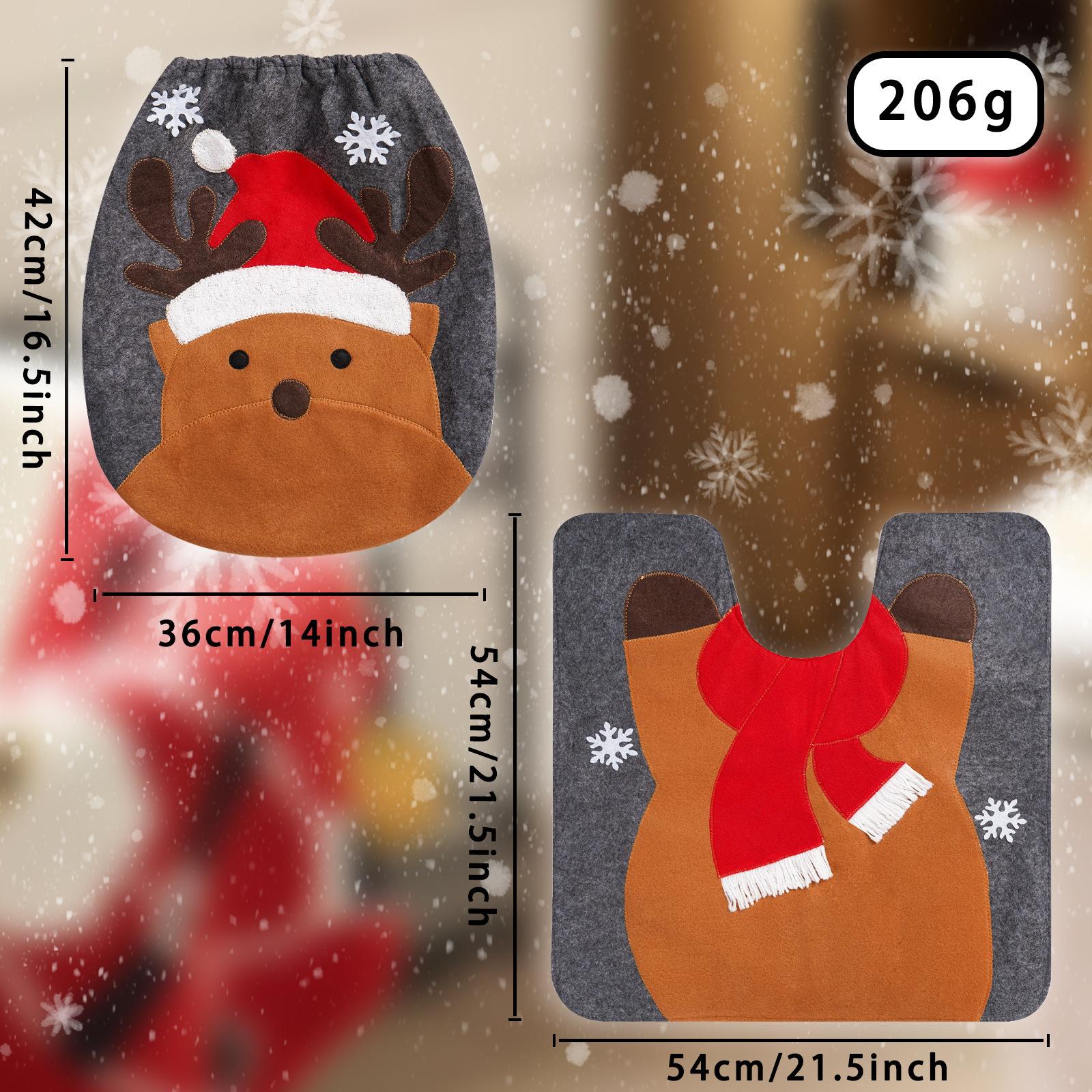 New Christmas Toilet Seat Covers Creative Santa Claus Bathroom Mat Xmas Supplies for Home New Year Navidad Gift Decor 2025 олений
New Christmas Toilet Seat Covers Creative Santa Claus Bathroom Mat Xmas Supplies for Home New Year Navidad Gift Decor 2025 олений
