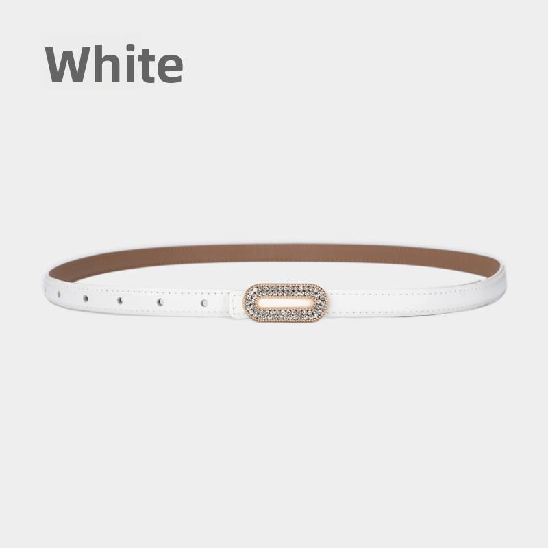 Genuine leather rhinestone belt - women s fashion versatile two-layer cowhide slim belt - perfect for dresses and jeans 105cm
Genuine leather rhinestone belt - women s fashion versatile two-layer cowhide slim belt - perfect for dresses and jeans 105cm
