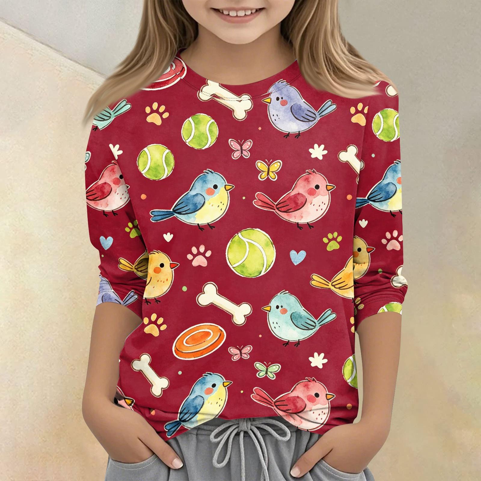 Kids Animal Print Crew Neck Three Quarter Sleeve Casual T Shirt Soft Fabric Comfortable Fit Lightweight Material Suitable for Everyday Wear 160 червоний
Kids Animal Print Crew Neck Three Quarter Sleeve Casual T Shirt Soft Fabric Comfortable Fit Lightweight Material Suitable for Everyday Wear 160 червоний