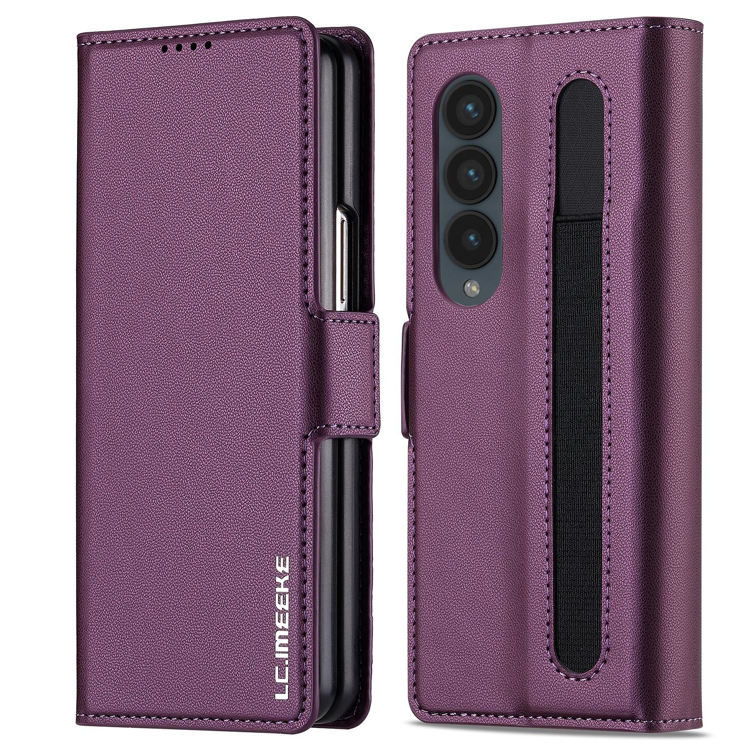 LC.IMEEKE L1 For Samsung Galaxy Z Fold4 5G Stand Case Texture PU Leather Wallet Phone Cover Purple
LC.IMEEKE L1 For Samsung Galaxy Z Fold4 5G Stand Case Texture PU Leather Wallet Phone Cover Purple