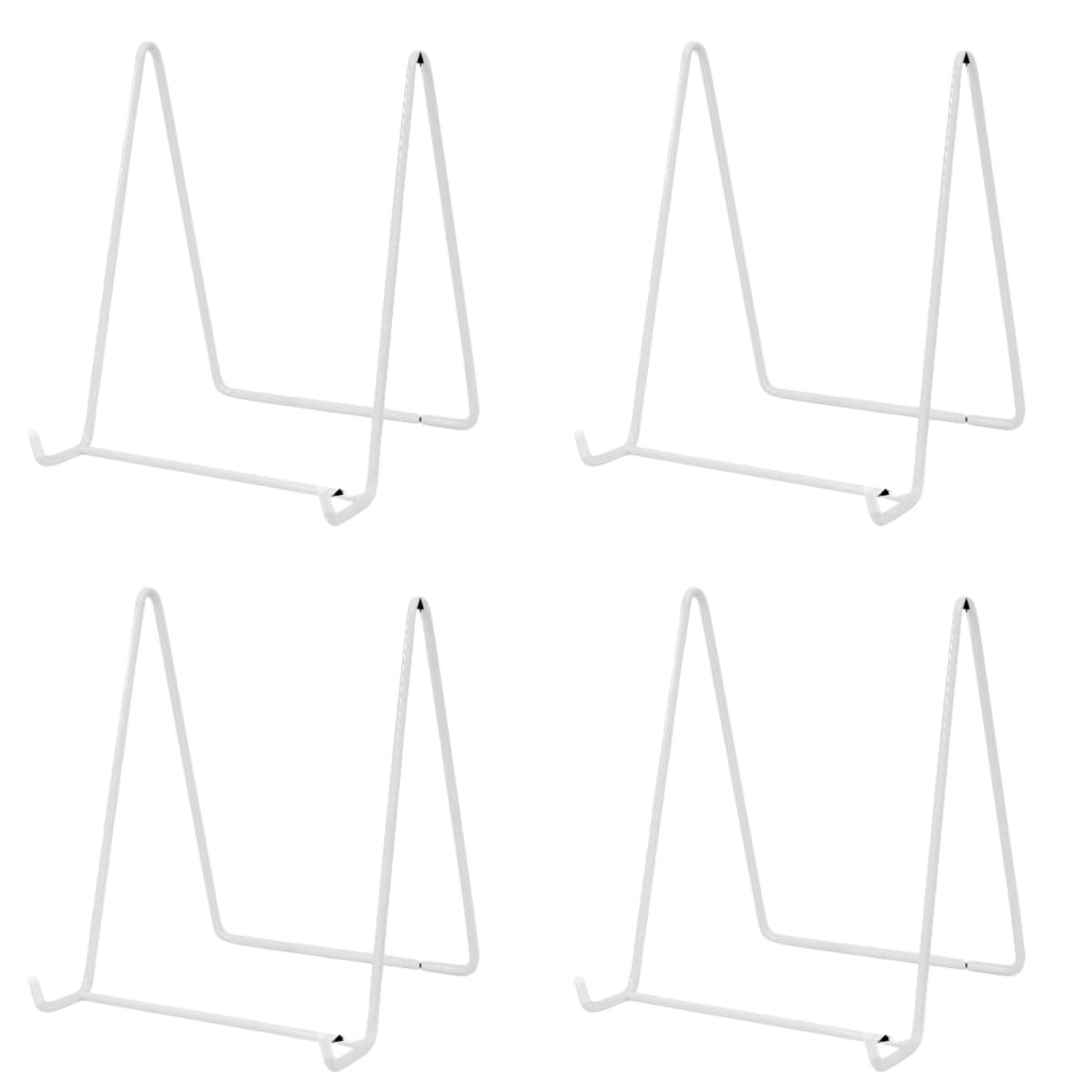 Set of 4 wire stands, plate, photo, and book stands, tabletop display, iron interior storage (white)
Set of 4 wire stands, plate, photo, and book stands, tabletop display, iron interior storage (white)