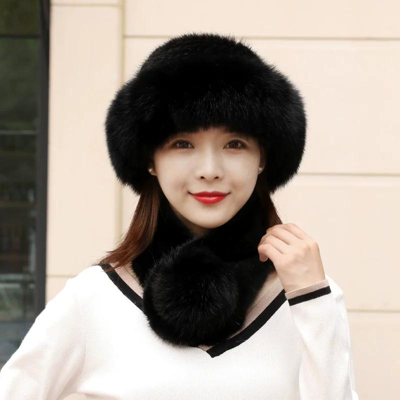 Fur Hat Scarf Set Women s Winter Warm Real Hair Winter Bucket Hat Winter Fashion Mink Two-piece Set 58-60cm чёрный
Fur Hat Scarf Set Women s Winter Warm Real Hair Winter Bucket Hat Winter Fashion Mink Two-piece Set 58-60cm чёрный