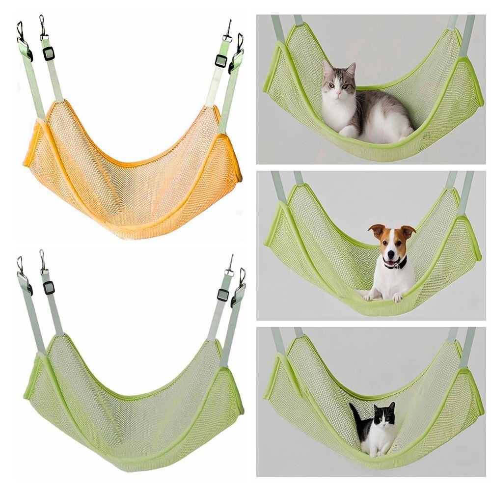 Hangable Pet Hammock Breathable Pet Sleeping Resting Bed Sturdy Cat Dog Hanging Nest Indoor Green/S:30*40cm
Hangable Pet Hammock Breathable Pet Sleeping Resting Bed Sturdy Cat Dog Hanging Nest Indoor Green/S:30*40cm