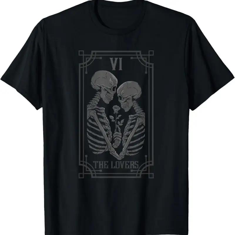 Tarot Card The Lovers Skeleton Goth Halloween Witch T Shirt 5XL різнокольоровий
Tarot Card The Lovers Skeleton Goth Halloween Witch T Shirt 5XL різнокольоровий
