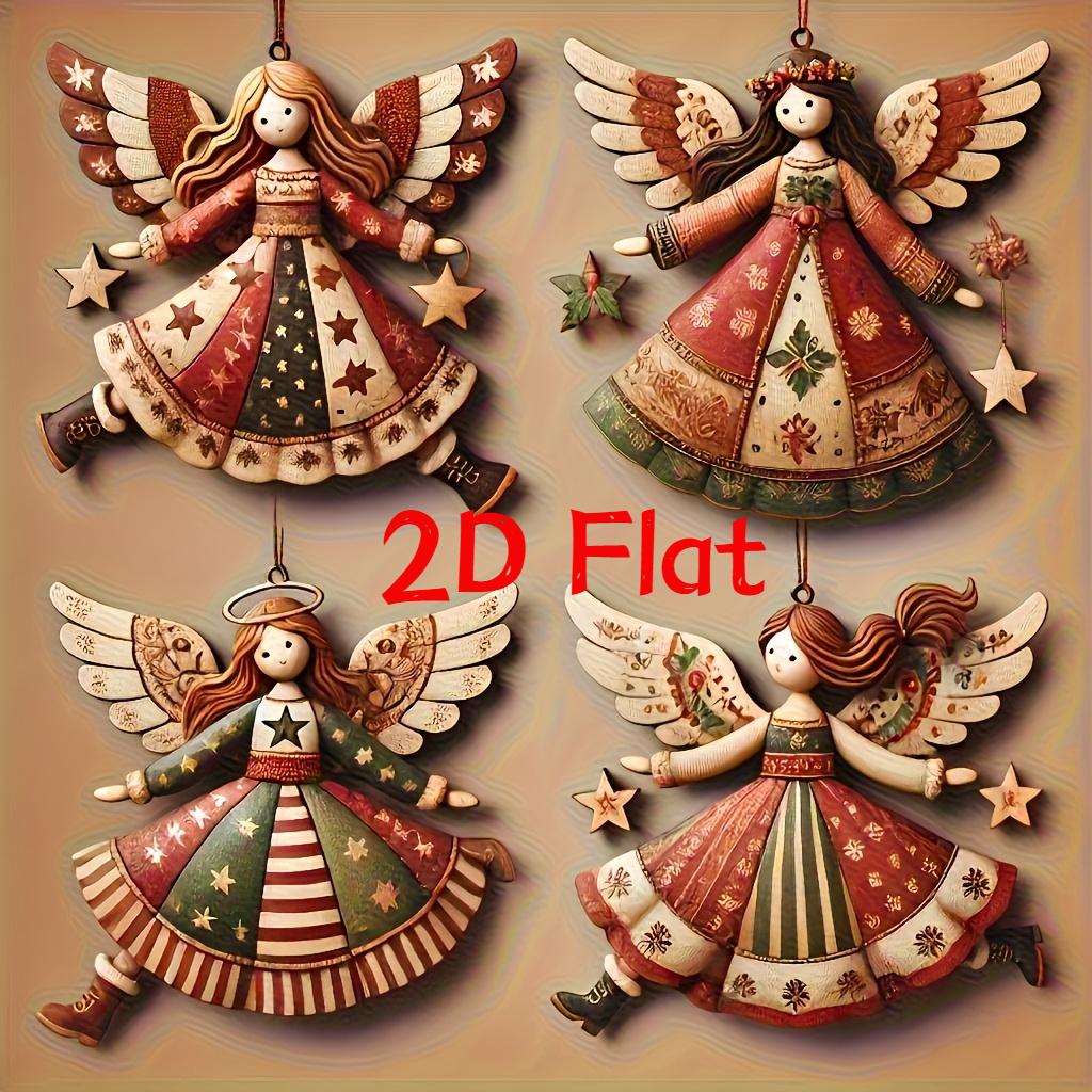 4/8/12Pcs Christmas Vintage Wooden Angel Girl Pendant Merry Christmas New Year Pendant Gift Christmas Tree Decor Supplies 4pcs
4/8/12Pcs Christmas Vintage Wooden Angel Girl Pendant Merry Christmas New Year Pendant Gift Christmas Tree Decor Supplies 4pcs