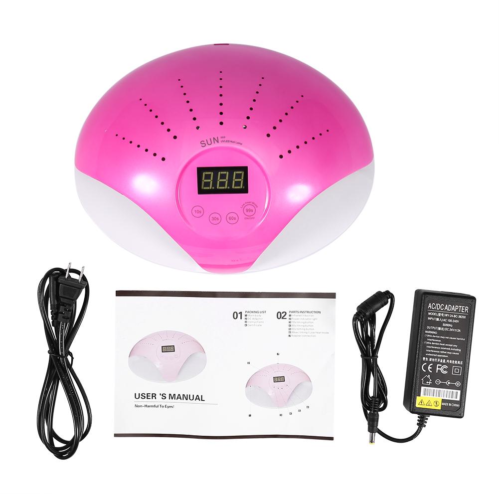 SUN 669 UVLED Nail Lamp Dryer Nail Art Tools for Nail Gel Polish with Smart Sensor Red Rose US Plug
SUN 669 UVLED Nail Lamp Dryer Nail Art Tools for Nail Gel Polish with Smart Sensor Red Rose US Plug