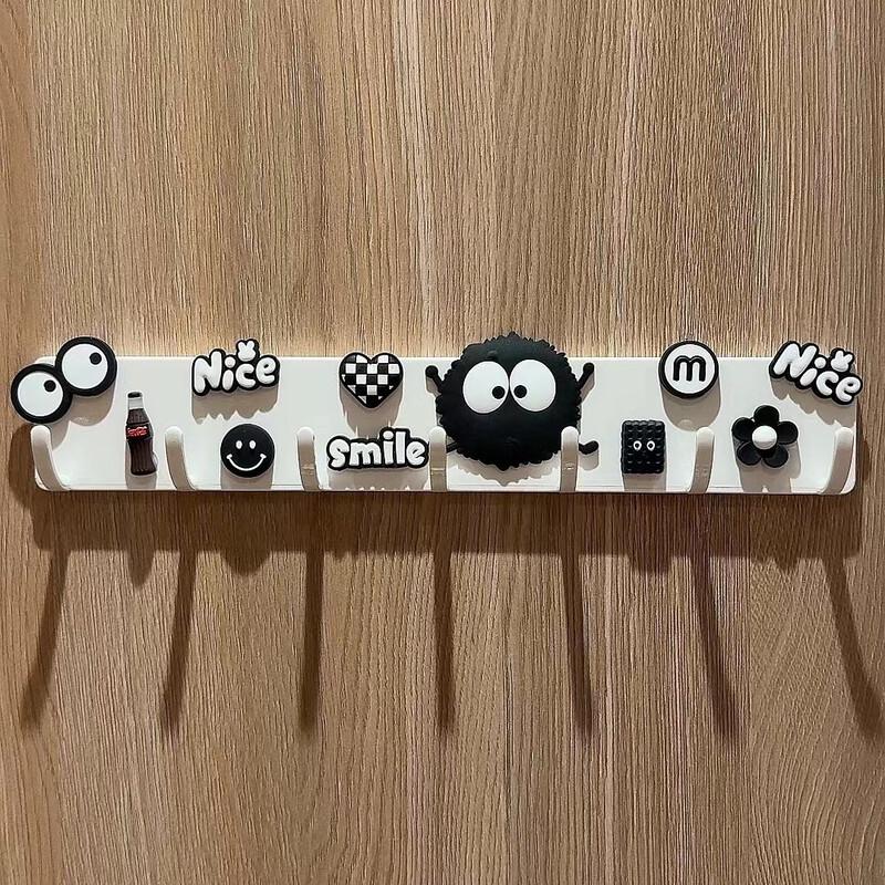 ZNMW Coal Ball Design 7-Hook Adhesive Hooks
ZNMW Coal Ball Design 7-Hook Adhesive Hooks
