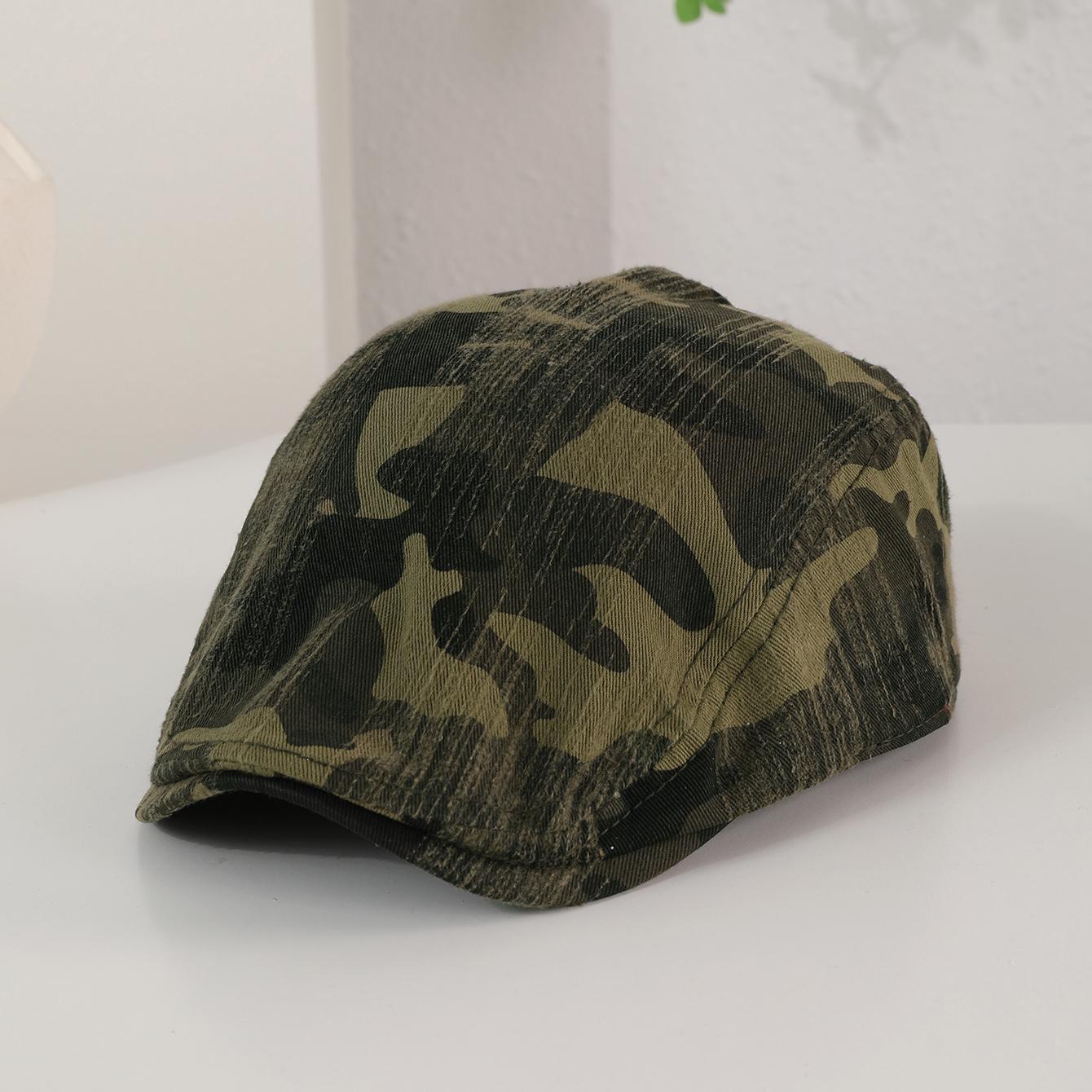 Cross-border washed brushed camouflage forward cap, sweat-absorbing and breathable baseball cap, outdoor sunshade beret One Size
Cross-border washed brushed camouflage forward cap, sweat-absorbing and breathable baseball cap, outdoor sunshade beret One Size