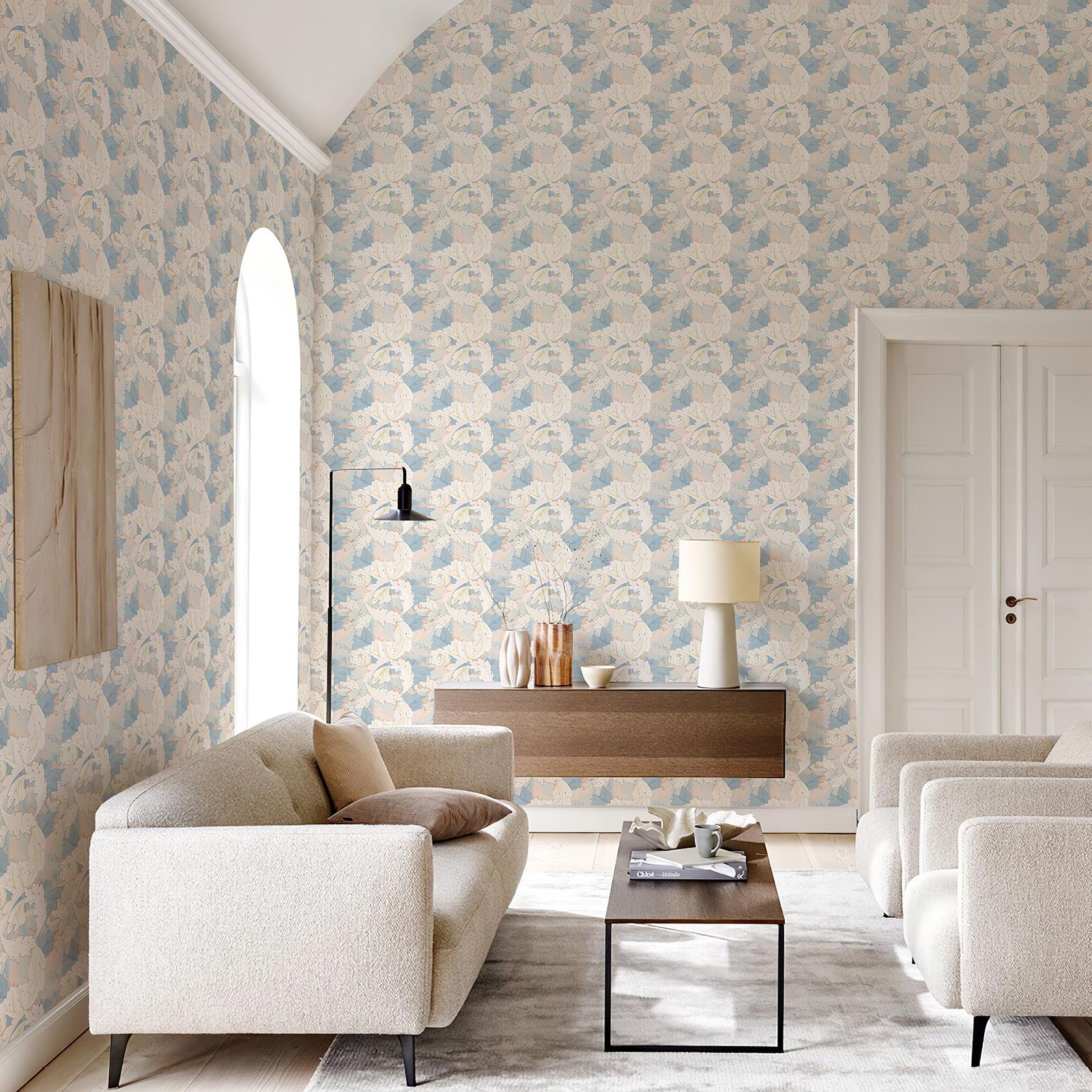 Light Blue Leaves Self Adhesive Wallpaper Elegant Fresh Vinyl Wall Sticker Waterproof And Durable Cabinet Sticker For Furniture 44cmx300cm
Light Blue Leaves Self Adhesive Wallpaper Elegant Fresh Vinyl Wall Sticker Waterproof And Durable Cabinet Sticker For Furniture 44cmx300cm