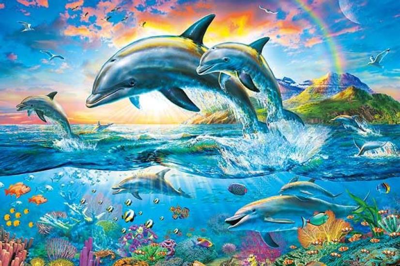 APPLEONE 1000-894 Dolphin Parade (Adrian Chesterman) Marine Art 1000-Piece (75 x 50 cm) Jigsaw Puzzle Made in Japan
APPLEONE 1000-894 Dolphin Parade (Adrian Chesterman) Marine Art 1000-Piece (75 x 50 cm) Jigsaw Puzzle Made in Japan