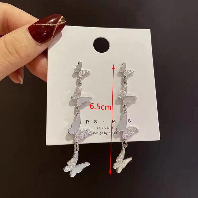 Crystal Butterfly Tassel Earrings for Women Imitation Pearl Long Hang Earrings Acrylic Beads Drop Boho Fairy Ear Zircon Gifts
Crystal Butterfly Tassel Earrings for Women Imitation Pearl Long Hang Earrings Acrylic Beads Drop Boho Fairy Ear Zircon Gifts