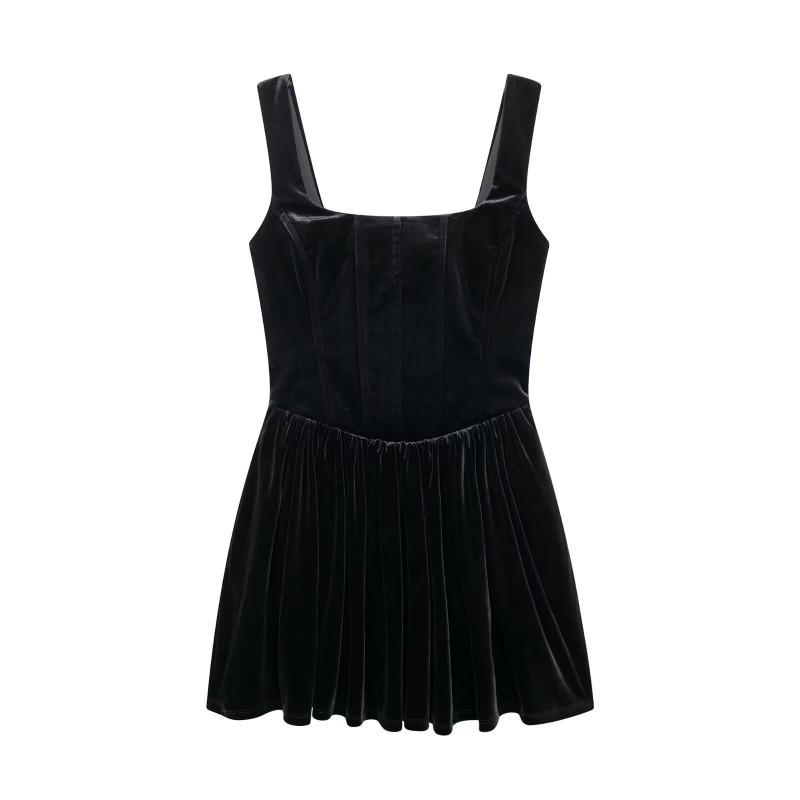 European American Women s Clothing Fashionable Sleeveless Waist Splicing Strap Dress XS
European American Women s Clothing Fashionable Sleeveless Waist Splicing Strap Dress XS