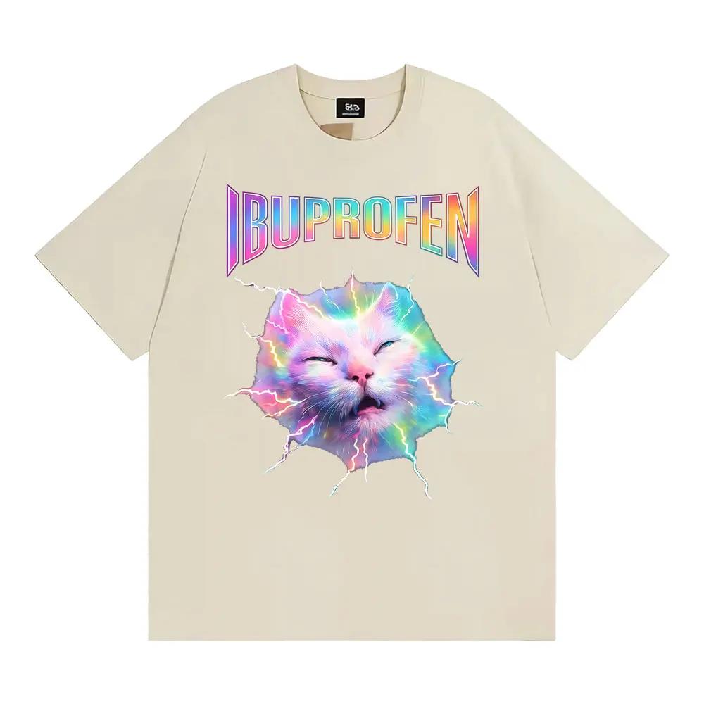 IBUPROFEN Funny Cat Meme Vintage Tee Shirt Unisex Women Hot Sale Harajuku Fashion Streetwear Tshirt Summer Loose Oversized T Shirt 2XL
IBUPROFEN Funny Cat Meme Vintage Tee Shirt Unisex Women Hot Sale Harajuku Fashion Streetwear Tshirt Summer Loose Oversized T Shirt 2XL