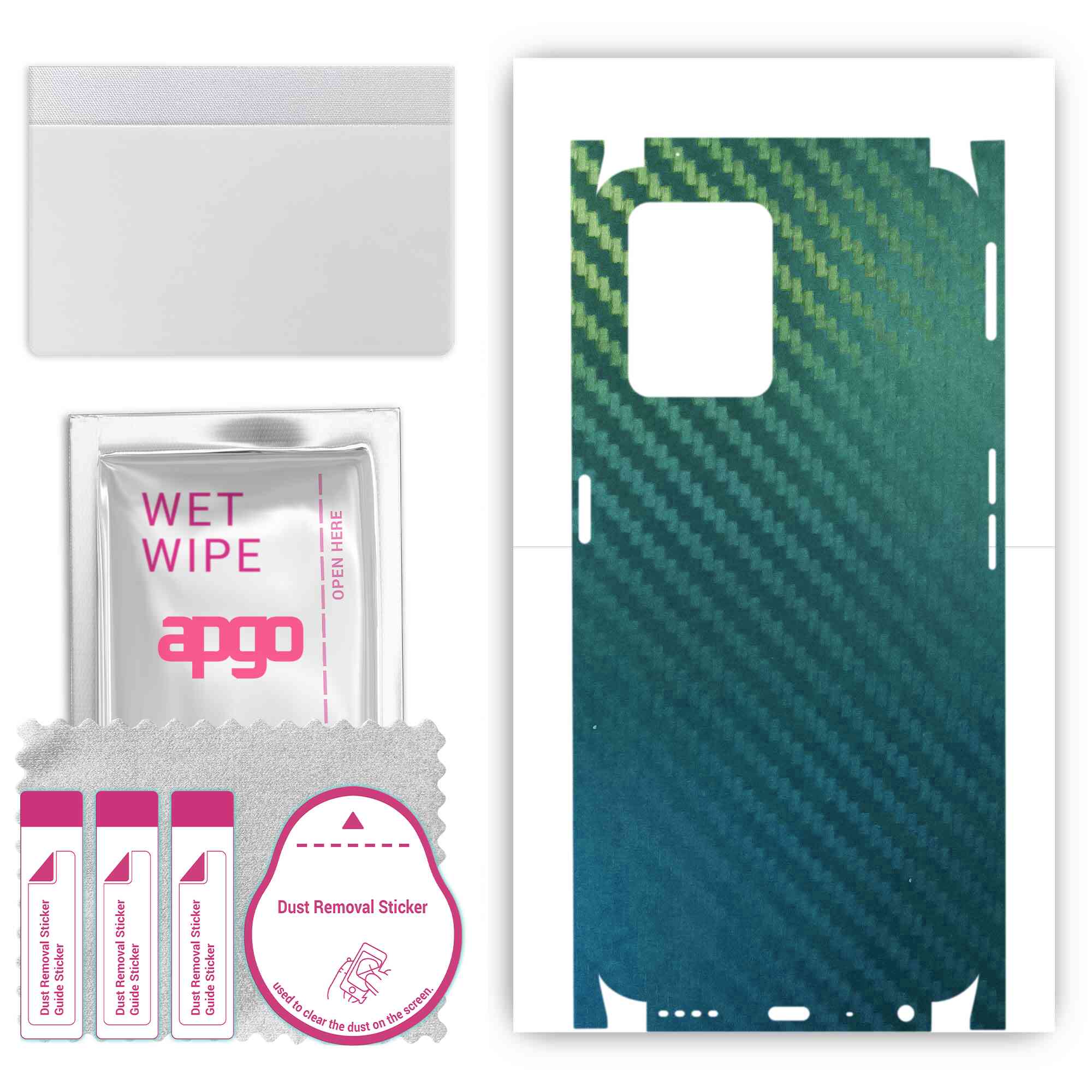 apgo Protective Skin Sticker for the back+sides compatible with Realme 9 Pro, Full Wrap Film, Foil, Vinyl - Pattern Carbon Chameleon CAKA1
apgo Protective Skin Sticker for the back+sides compatible with Realme 9 Pro, Full Wrap Film, Foil, Vinyl - Pattern Carbon Chameleon CAKA1