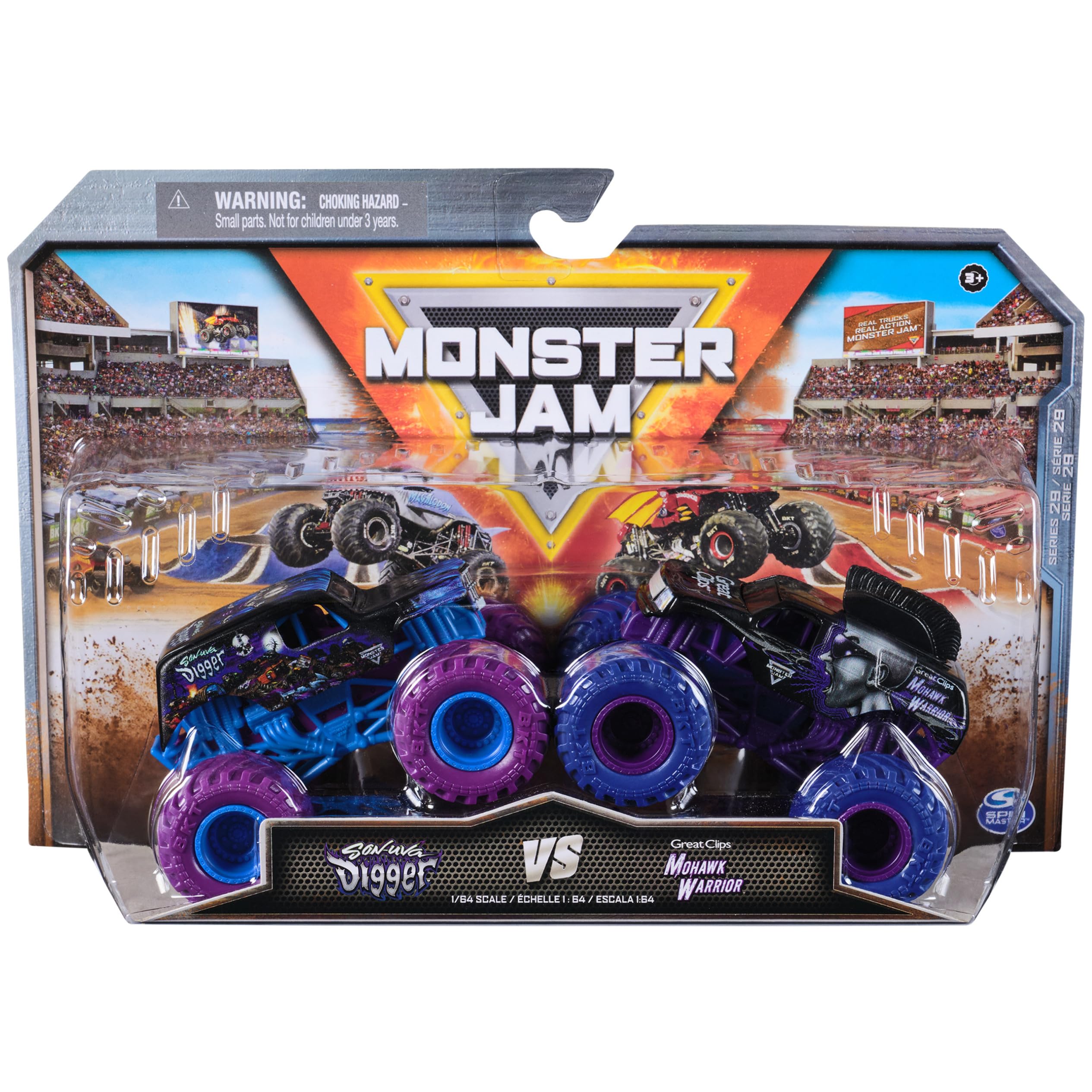 Monster Jam, Official Series 29 Die Cast Monster Truck, 1:64 Scale, Kids Toy for Boys Ages 3+ (Mohawk Warriors Vson-uva Digger).
Monster Jam, Official Series 29 Die Cast Monster Truck, 1:64 Scale, Kids Toy for Boys Ages 3+ (Mohawk Warriors Vson-uva Digger).