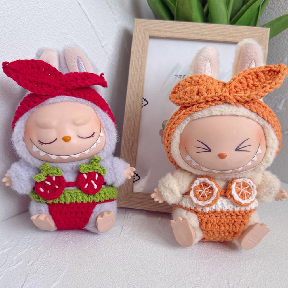 For 17cm Labubu Doll Clothes Fashion Swimwear Clothes Color Match Hoodies Dolls Accessories Cute Decoration Little Cloths помаранчевий
For 17cm Labubu Doll Clothes Fashion Swimwear Clothes Color Match Hoodies Dolls Accessories Cute Decoration Little Cloths помаранчевий