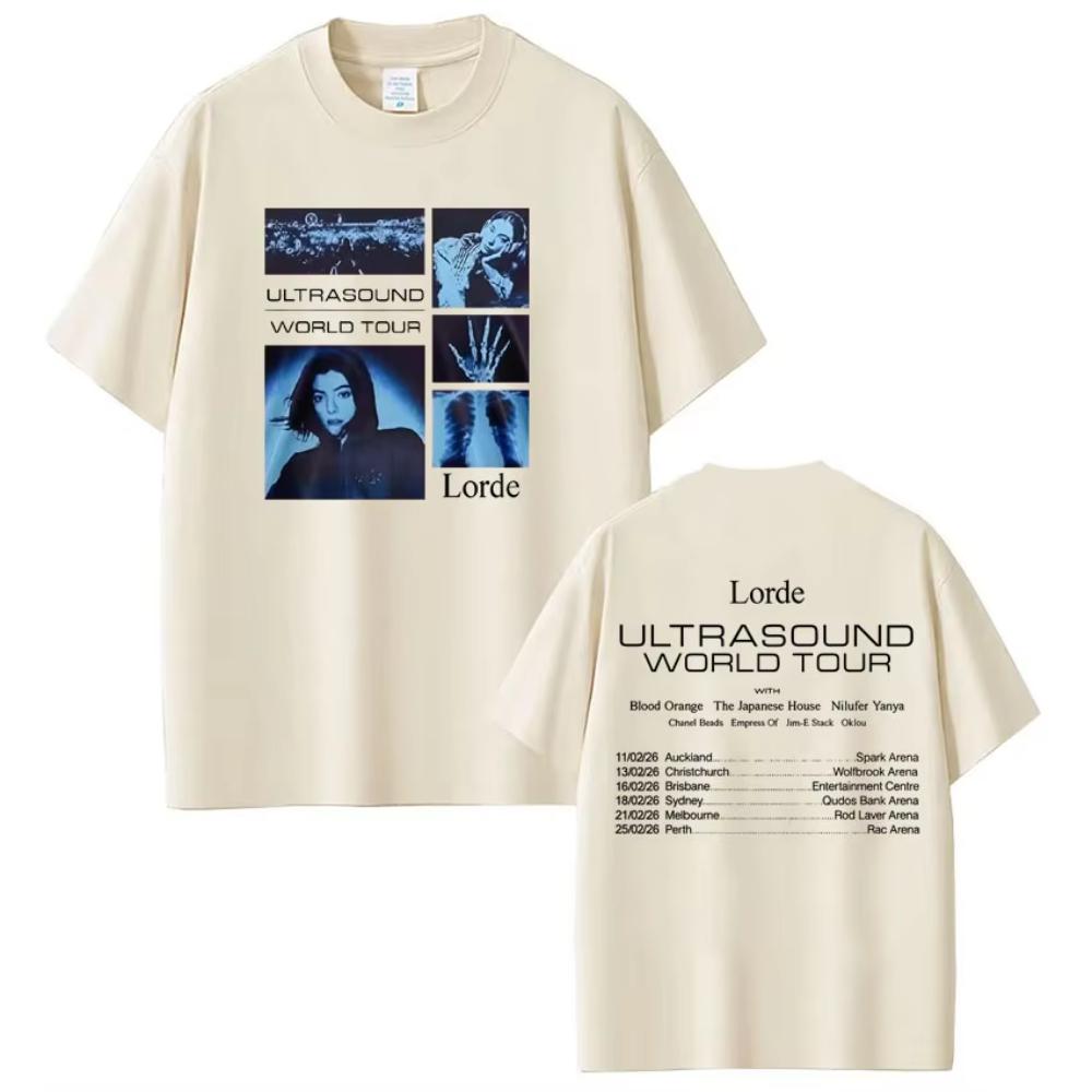 Lorde Ultrasound World Tour 2026 Merch TShirt Women Men Aesthetics Casual Short Sleeve Tees Hip Hop Retro Highquality Tshirt M
Lorde Ultrasound World Tour 2026 Merch TShirt Women Men Aesthetics Casual Short Sleeve Tees Hip Hop Retro Highquality Tshirt M