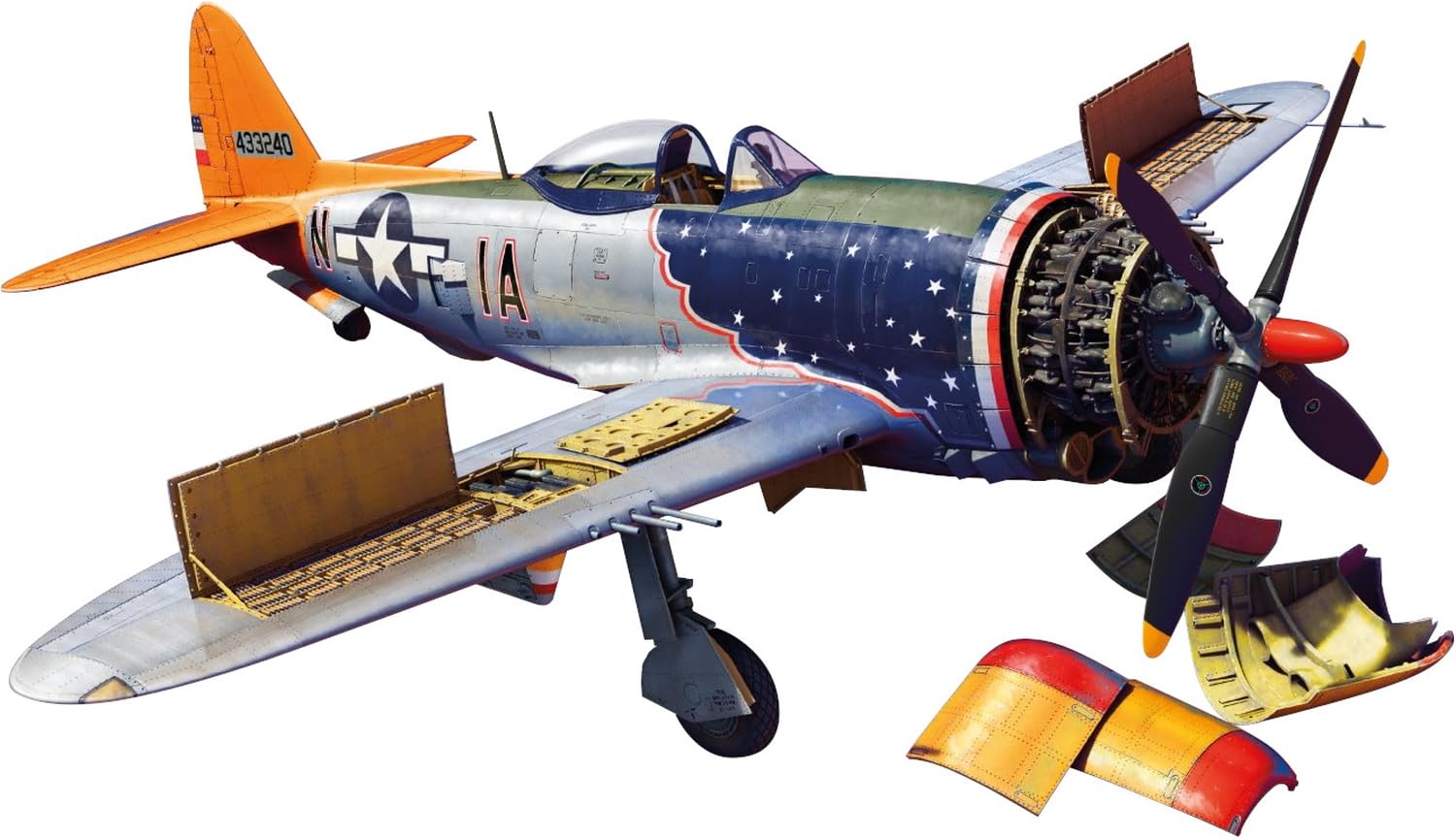 Miniart American Thunderbolt Advanced Kit Пластиковая модель MA48029 1/48 P-47D-30RA
Miniart American Thunderbolt Advanced Kit Пластиковая модель MA48029 1/48 P-47D-30RA