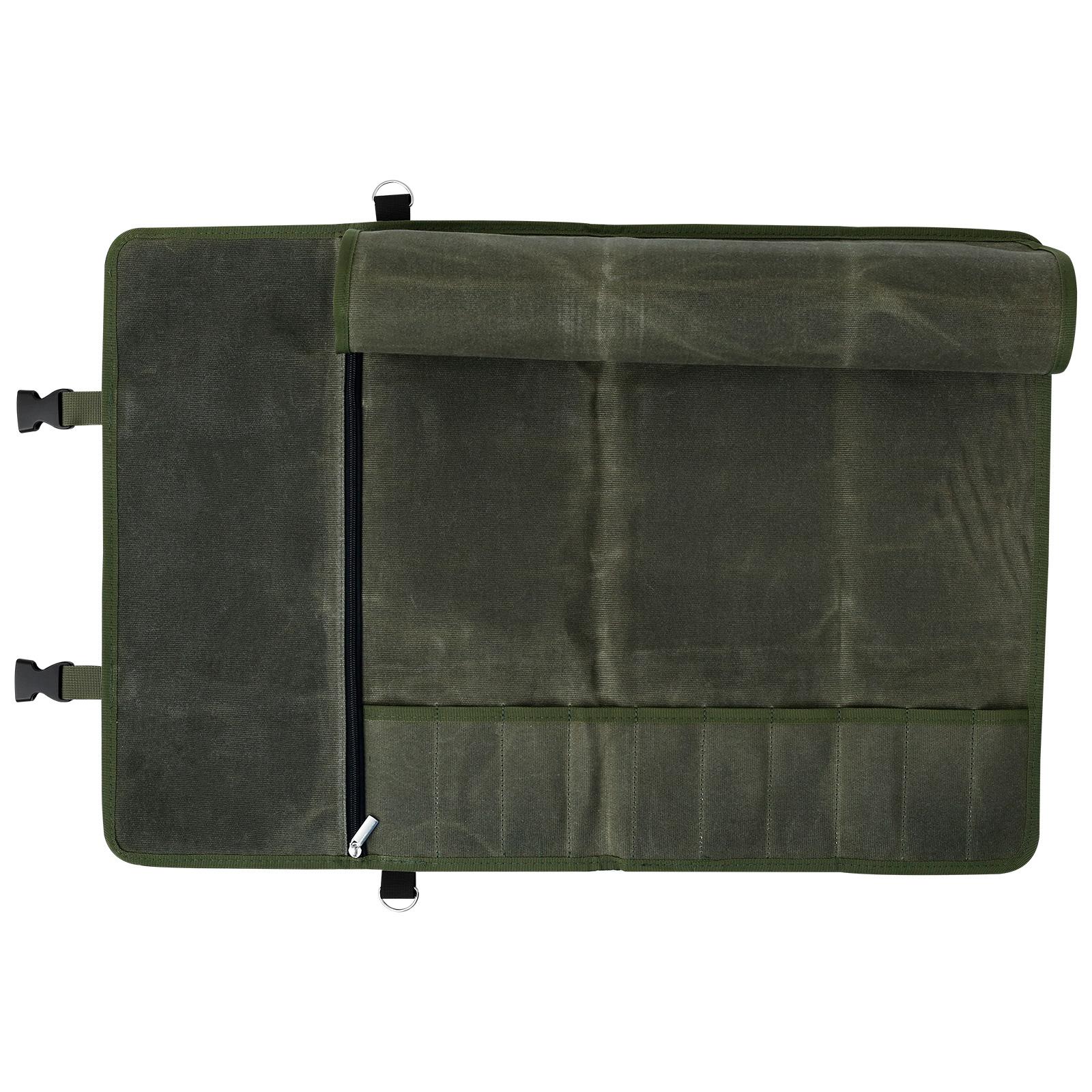 Сумка-рол для ножів на 10 відділень, водонепроникна полотняна сумка для кухарських ножів з кишенею на блискавці, портативні міцні кишені для зберігання ріжучих інструментів зелений
Сумка-рол для ножів на 10 відділень, водонепроникна полотняна сумка для кухарських ножів з кишенею на блискавці, портативні міцні кишені для зберігання ріжучих інструментів зелений