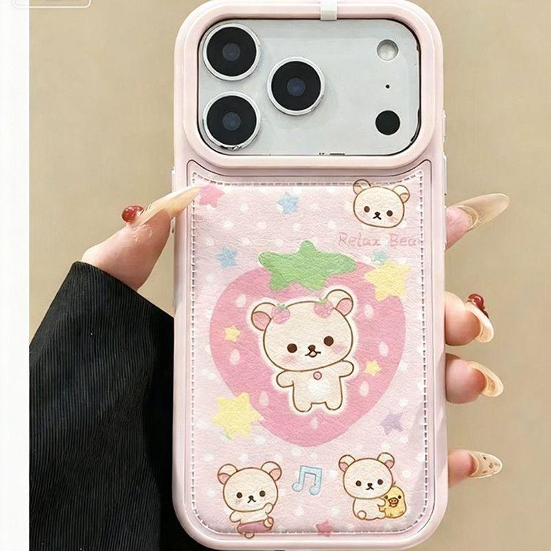 Rilakkuma Strawberry Soft Case for Apple 17 Pro Max – White/Pink, Drop-proof, Simple Design 15 Plus
Rilakkuma Strawberry Soft Case for Apple 17 Pro Max – White/Pink, Drop-proof, Simple Design 15 Plus