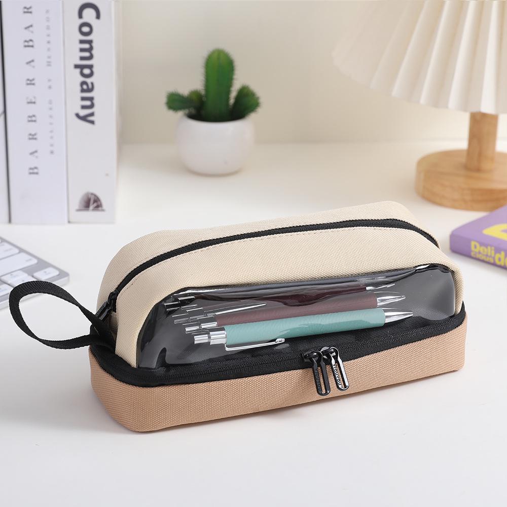 Fangyuan 3-Layer, Large-Capacity Color Block Transparent Pencil Case, 25 Styles for Junior High and High School Boys
Fangyuan 3-Layer, Large-Capacity Color Block Transparent Pencil Case, 25 Styles for Junior High and High School Boys