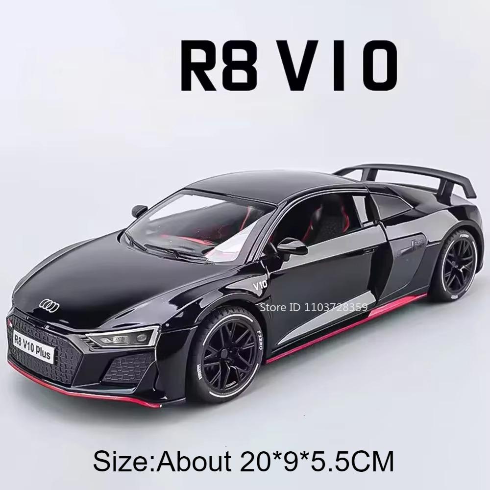 1:24 R8 V10 PLUS Toy Sports Car Models Alloy Diecast Miniature Supercars Sound Light Doors Opened Pull Back Collection Gifts
1:24 R8 V10 PLUS Toy Sports Car Models Alloy Diecast Miniature Supercars Sound Light Doors Opened Pull Back Collection Gifts
