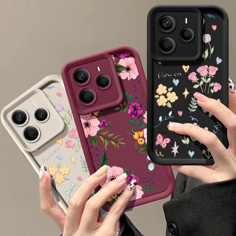 Для Xiaomi 14T Pro 13T Poco X7 F6 X6 Pro Redmi Note 14 Pro 13 12 11 Чохол із квітковим принтом, м який силіконовий ударостійкий захисний чохол для об єктива TPU матовий телефон Xiaomi Poco M6 Pro 4G вина червоного кольору/рожевий
Для Xiaomi 14T Pro 13T Poco X7 F6 X6 Pro Redmi Note 14 Pro 13 12 11 Чохол із квітковим принтом, м який силіконовий ударостійкий захисний чохол для об єктива TPU матовий телефон Xiaomi Poco M6 Pro 4G вина червоного кольору/рожевий