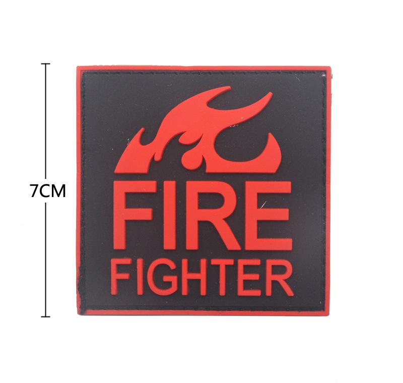 Firefighter PVC Velcro Armband with Drip Glue Logo, Available in 5 Colors
Firefighter PVC Velcro Armband with Drip Glue Logo, Available in 5 Colors