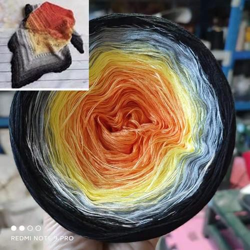 300g Organic Lace Cotton Mixed Strand Cake Thread Gradient Long Section Dyed Spring and Summer Shawl Scarf Sweater Thread
300g Organic Lace Cotton Mixed Strand Cake Thread Gradient Long Section Dyed Spring and Summer Shawl Scarf Sweater Thread