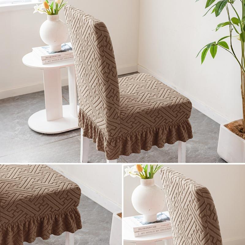 Jacquard Elastic Chair Cover Geometric Pattern Dustproof Non-Slip Pet-Proof Chair Cover All-Season Universal Skirted Chair Cover 1 pc
Jacquard Elastic Chair Cover Geometric Pattern Dustproof Non-Slip Pet-Proof Chair Cover All-Season Universal Skirted Chair Cover 1 pc