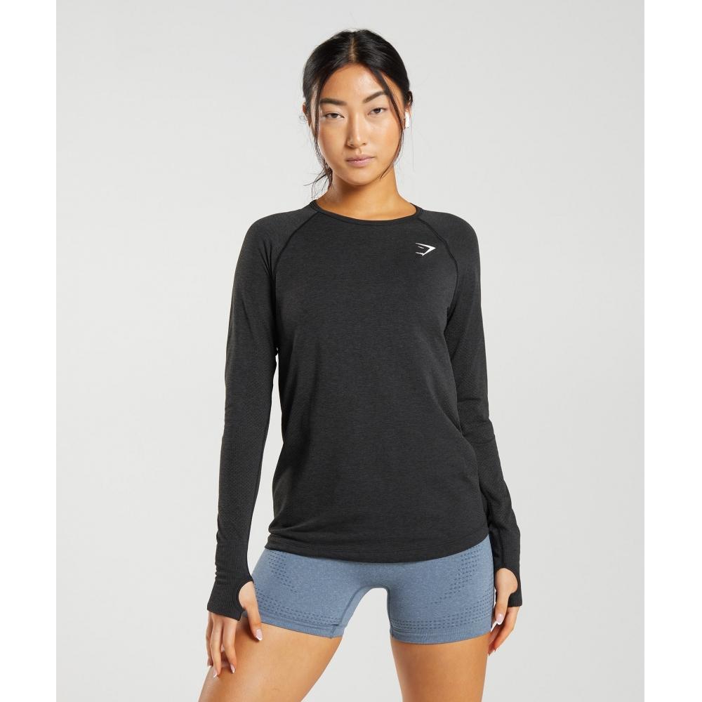 GYMSHARK Vital Seamless 2.0 Легкий топ с длинными рукавами, черный меланжевый B4A8C BBF3 XS
GYMSHARK Vital Seamless 2.0 Легкий топ с длинными рукавами, черный меланжевый B4A8C BBF3 XS