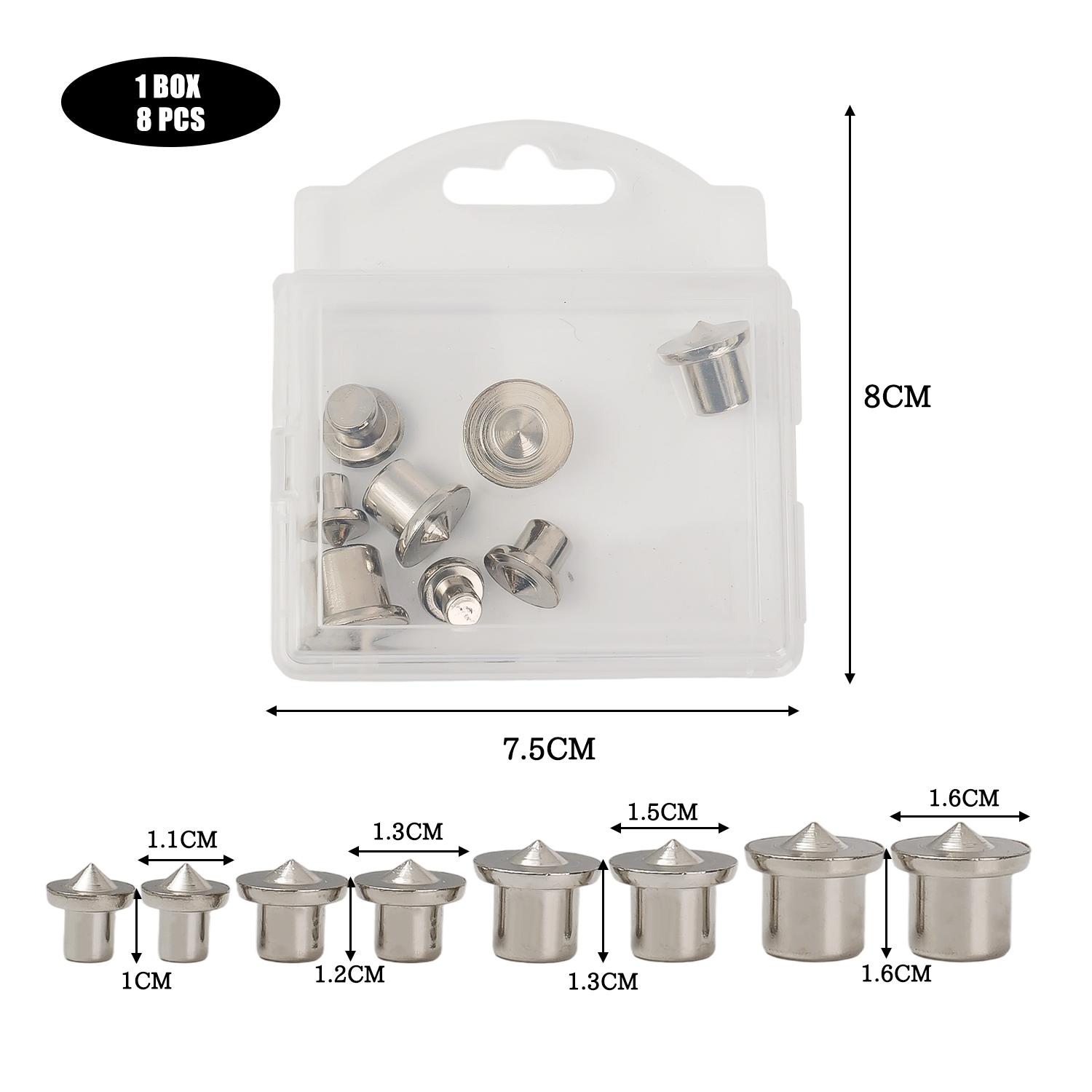 8/40pcs Log Dowel Locators Carbon Steel Woodworking Dowels Dowel Pin Locators Solid Hollow Locator Wooden Pin Center Punching 1box(8pcs) срібний
8/40pcs Log Dowel Locators Carbon Steel Woodworking Dowels Dowel Pin Locators Solid Hollow Locator Wooden Pin Center Punching 1box(8pcs) срібний