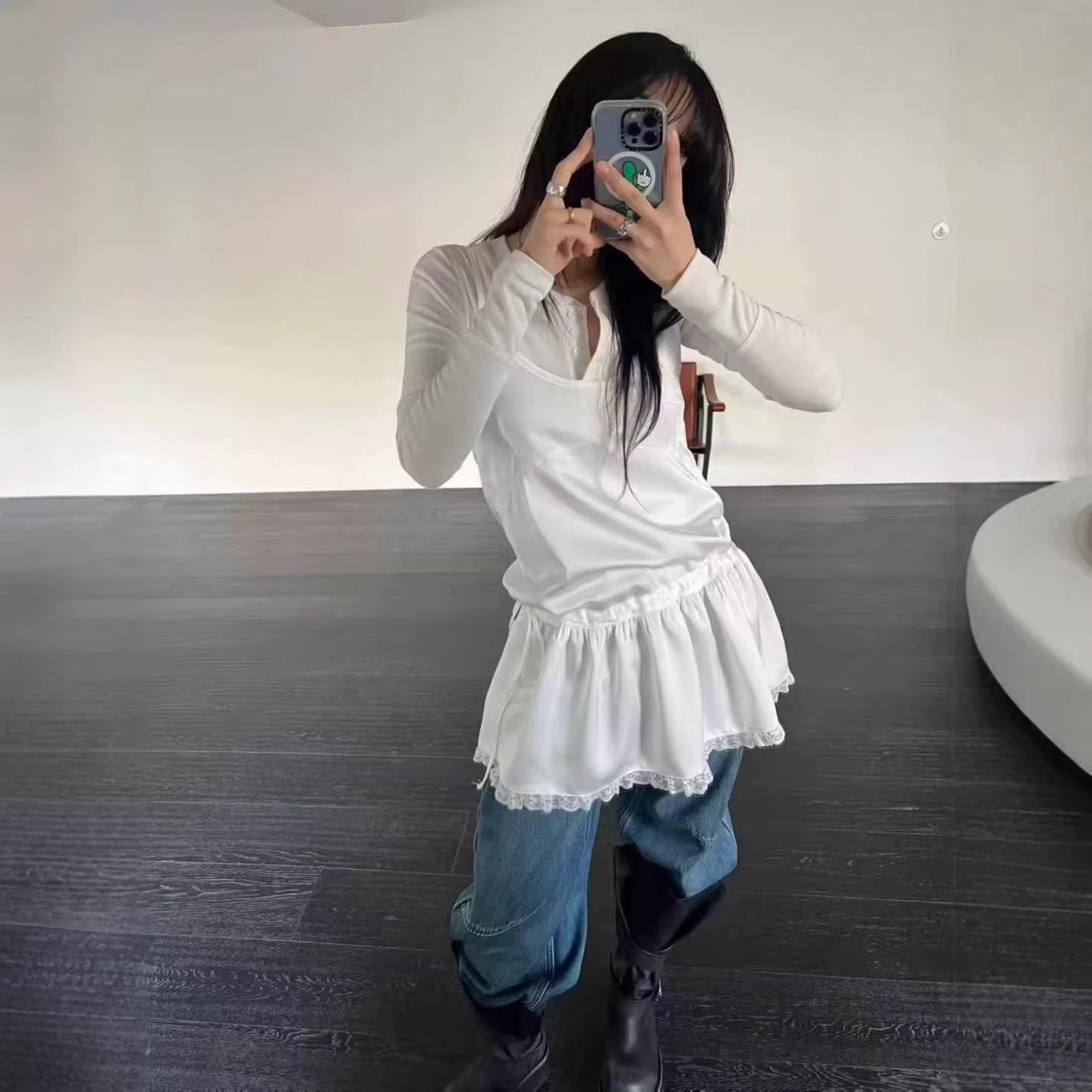 French Style Elegant Lace-Trim Camisole Dress for Women - Early Spring/Summer 2026 Collection One Size білий
French Style Elegant Lace-Trim Camisole Dress for Women - Early Spring/Summer 2026 Collection One Size білий