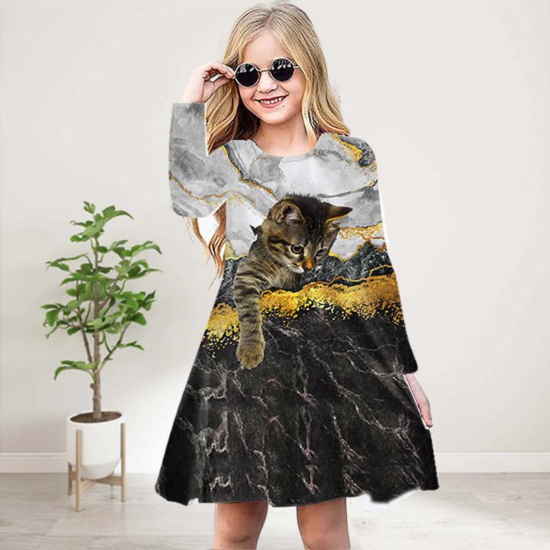 Повсякденне плаття з довгим рукавом і круглим вирізом із 3D-принтом у формі метелика для дівчинки, дитяче плаття принцеси 180 сірий
Повсякденне плаття з довгим рукавом і круглим вирізом із 3D-принтом у формі метелика для дівчинки, дитяче плаття принцеси 180 сірий