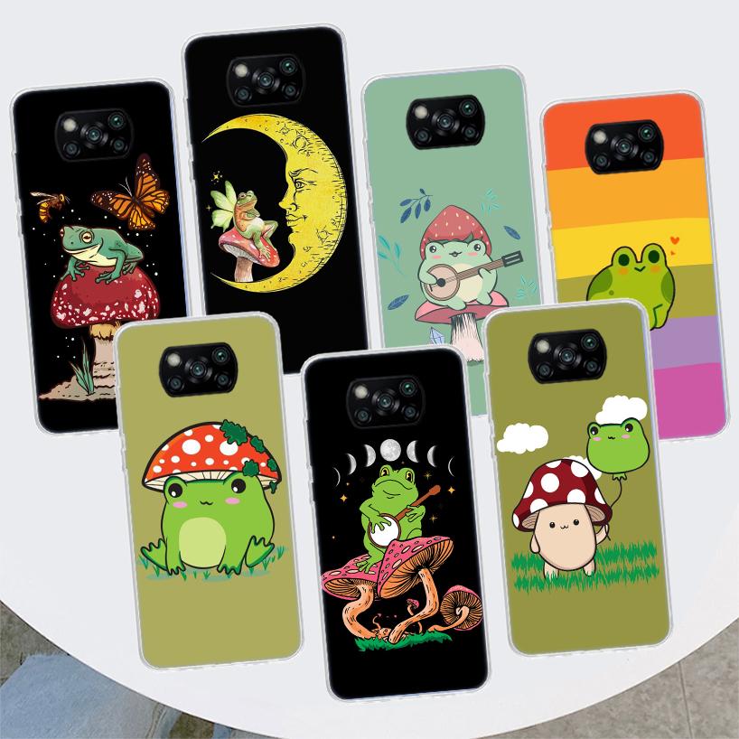 Чехол для телефона Cottagecore с лягушкой и грибом Kawaii для Xiaomi Mi 11 Lite 11i 12X 12 9 8 11T 10T 9T Pro 10 5X 6X Ultra 5G, чехол Ca
Чехол для телефона Cottagecore с лягушкой и грибом Kawaii для Xiaomi Mi 11 Lite 11i 12X 12 9 8 11T 10T 9T Pro 10 5X 6X Ultra 5G, чехол Ca