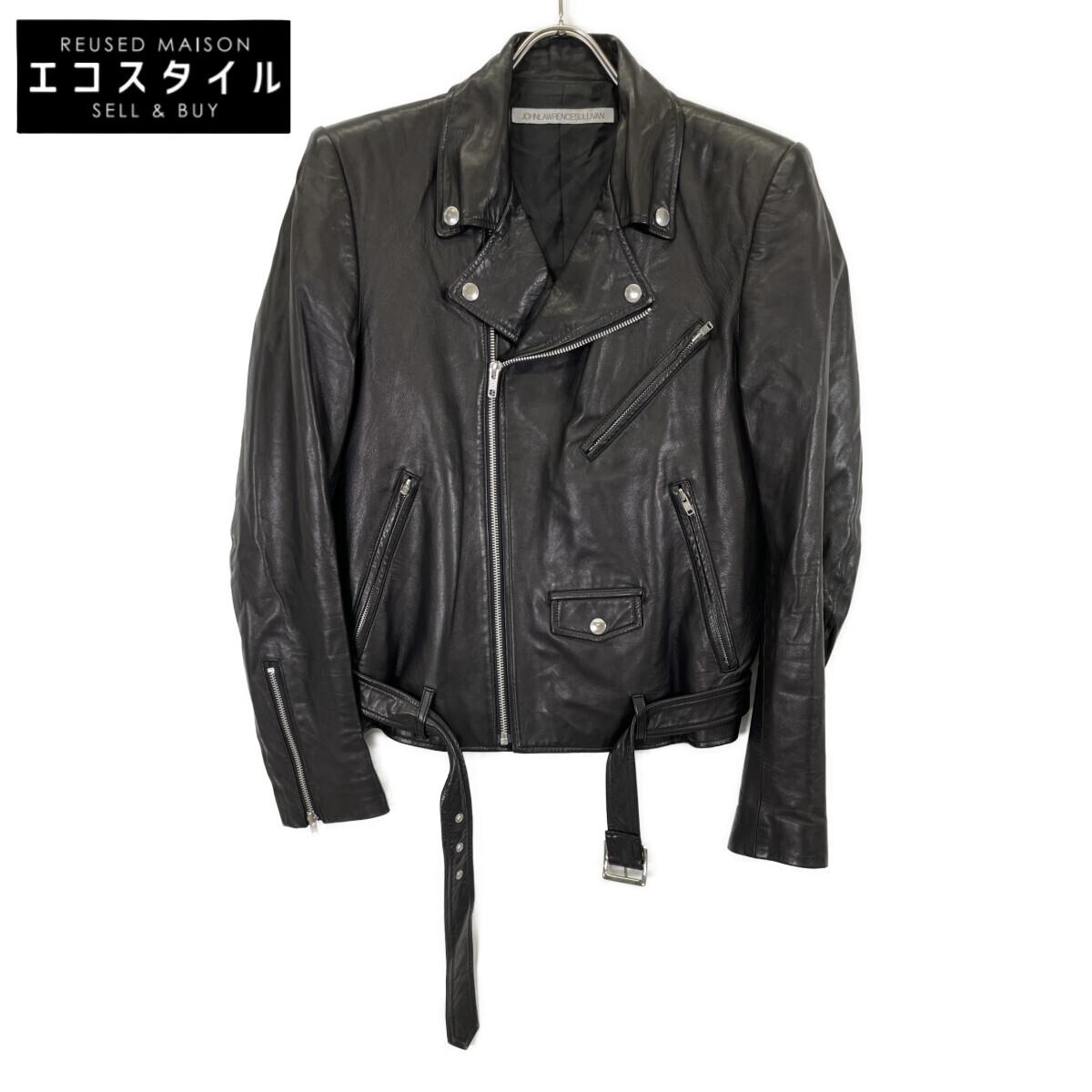 JOHN LAWRENCE SULLIVAN BLACK JLS-04-01 LAMB LEATHER DOUBLE RIDER S JACKET Jacket 36 blackUsed
JOHN LAWRENCE SULLIVAN BLACK JLS-04-01 LAMB LEATHER DOUBLE RIDER S JACKET Jacket 36 blackUsed