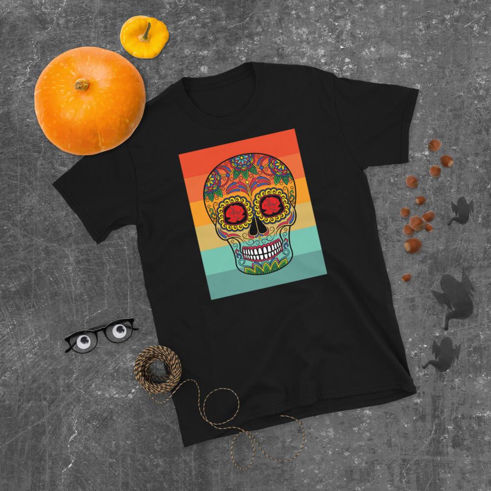 Dia De Los Muertos, Halloween, Retro Sunset Colors, Short-Sleeve Unisex T-Shirt S разноцветный
Dia De Los Muertos, Halloween, Retro Sunset Colors, Short-Sleeve Unisex T-Shirt S разноцветный