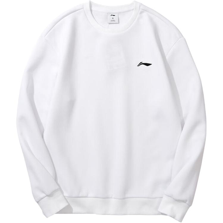 Li-Ning Comfortable Breathable Crew Neck Pullover Sweatshirt Men sweatshirt White AWDUC03-2 S
Li-Ning Comfortable Breathable Crew Neck Pullover Sweatshirt Men sweatshirt White AWDUC03-2 S
