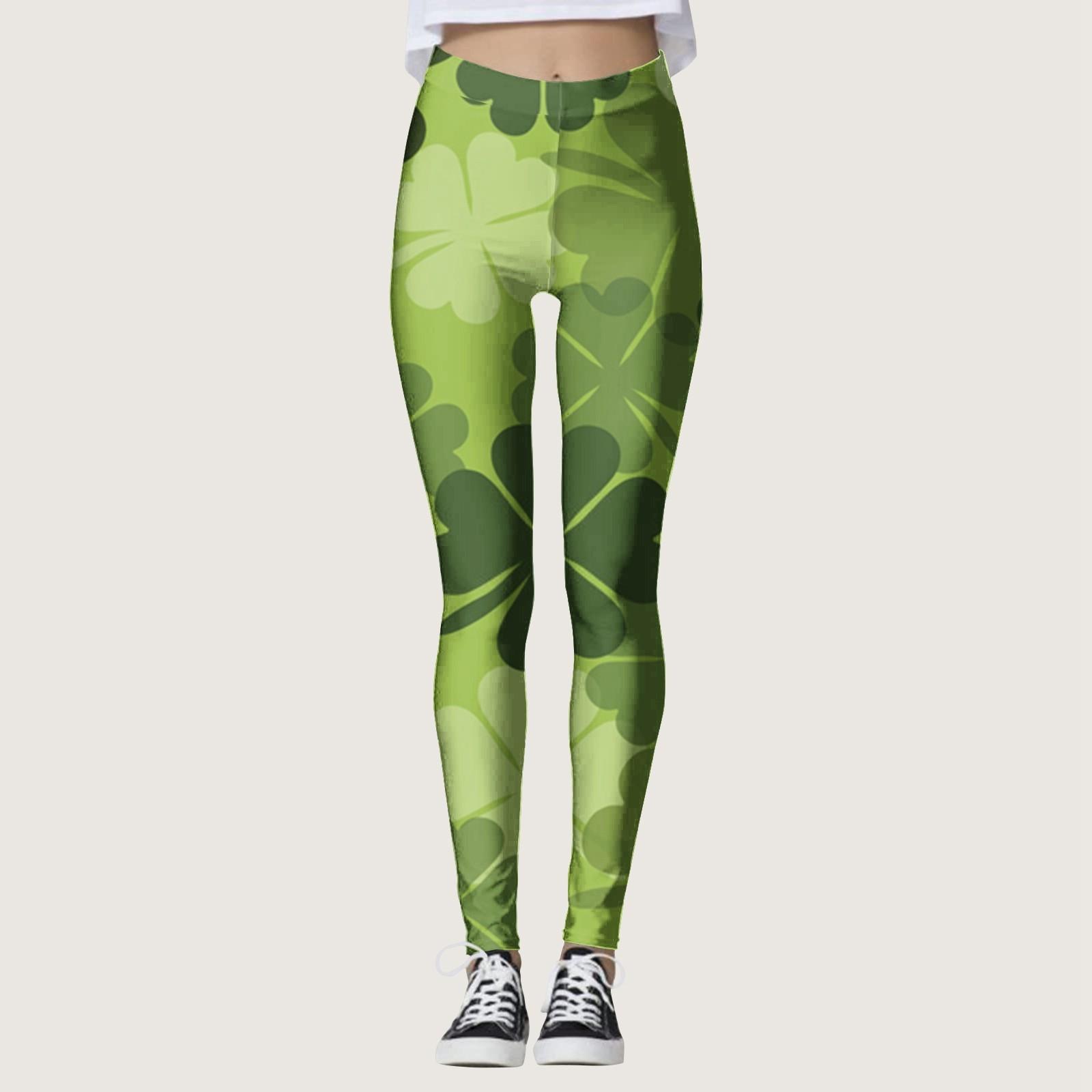 Женская повседневная уличная одежда St. Облегающие эластичные брюки для йоги с принтом в честь Дня Святого Патрика, укороченные брюки XL
Женская повседневная уличная одежда St. Облегающие эластичные брюки для йоги с принтом в честь Дня Святого Патрика, укороченные брюки XL