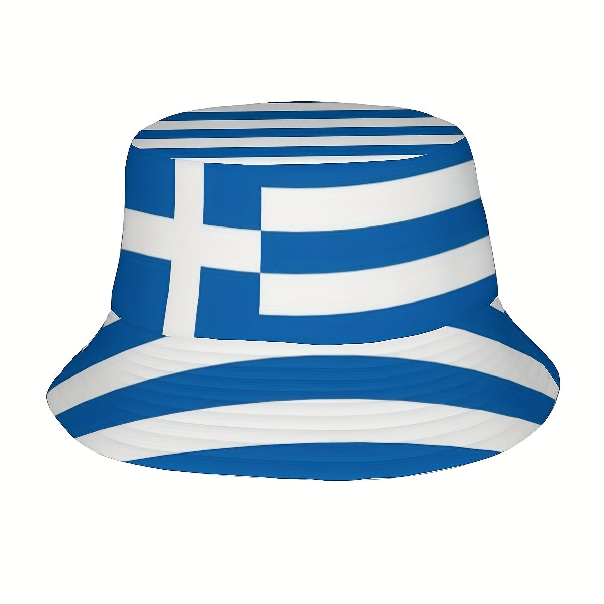Greek Flag Unisex One-piece Full Print Casual Fashion Bucket Hat Suitable for Outdoor Holiday Travel Birthday Gift Party Gift One Size
Greek Flag Unisex One-piece Full Print Casual Fashion Bucket Hat Suitable for Outdoor Holiday Travel Birthday Gift Party Gift One Size