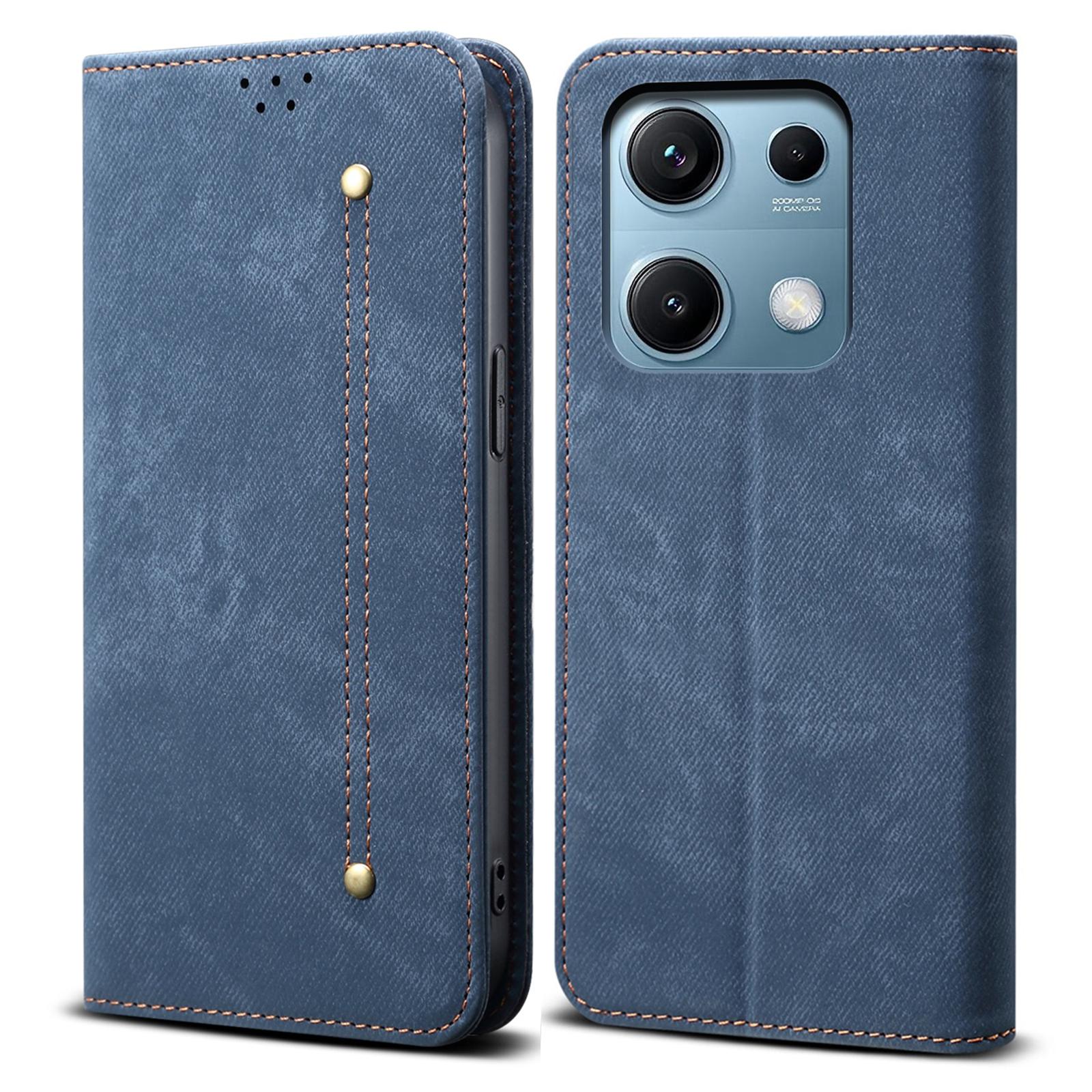 For Xiaomi Redmi Note 14S 4G Case Jeans Cloth Texture Anti-Scratch Leather Stand Phone Cover Blue
For Xiaomi Redmi Note 14S 4G Case Jeans Cloth Texture Anti-Scratch Leather Stand Phone Cover Blue