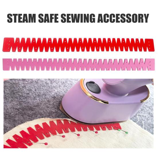 1 Set Silicone Flexible Hot Hemmer Kit with Felt Pad Bead Needles Heat-Resistant Shirt Tails Necklines Curved Hems Ironing Hot Hem Press Tool рожевий
1 Set Silicone Flexible Hot Hemmer Kit with Felt Pad Bead Needles Heat-Resistant Shirt Tails Necklines Curved Hems Ironing Hot Hem Press Tool рожевий