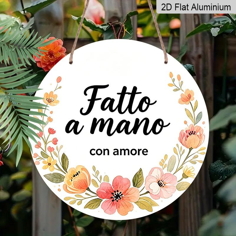2D Flat Retro Aluminum Wall Stickers in Various Sizes. Italian Handmade Themed Hangings with Watercolor Floral Arrangements. A Perfect Choice for 7.87×7.87inch
2D Flat Retro Aluminum Wall Stickers in Various Sizes. Italian Handmade Themed Hangings with Watercolor Floral Arrangements. A Perfect Choice for 7.87×7.87inch