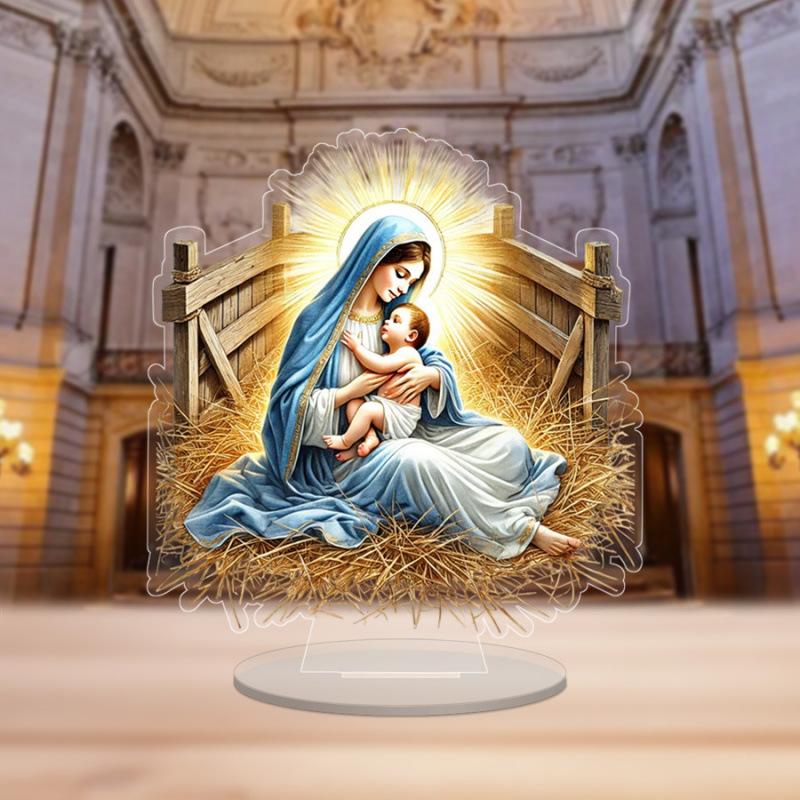 Nativity Scene Decoration, Ideal for Desk & Living Room Decor, Perfect Birthday or Christmas Gift, Nurseries, Home Desk Living Room Decoration 20*19.5cm
Nativity Scene Decoration, Ideal for Desk & Living Room Decor, Perfect Birthday or Christmas Gift, Nurseries, Home Desk Living Room Decoration 20*19.5cm