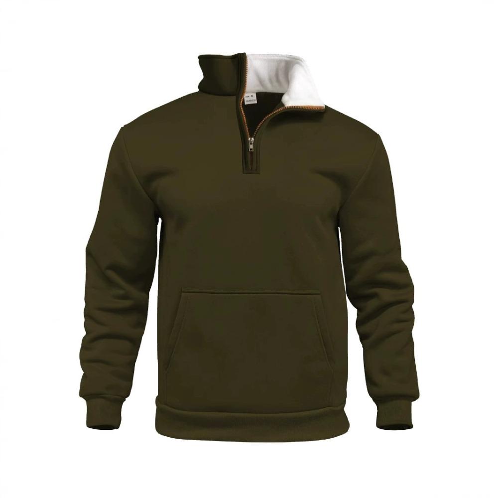 Men s Casual Outdoor Long Sleeve Hoodie Zipper Pocket High Collar Half Zip Sweater Autumn Fashion Polyester Blend Fabric XXXL армія зелений колір
Men s Casual Outdoor Long Sleeve Hoodie Zipper Pocket High Collar Half Zip Sweater Autumn Fashion Polyester Blend Fabric XXXL армія зелений колір