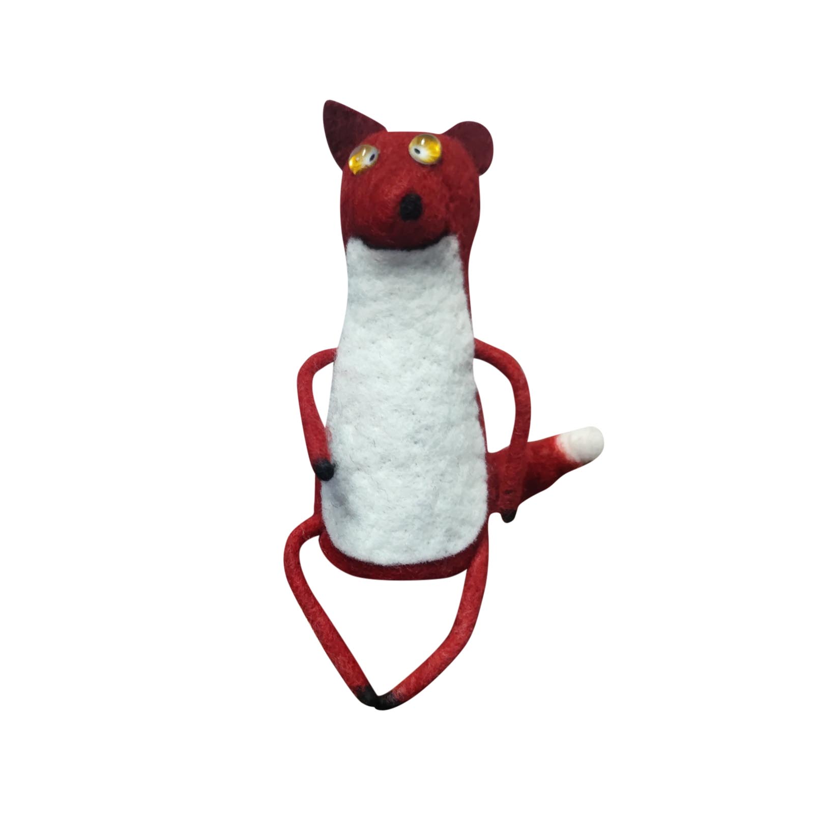 Felt Fox Figurine Home Decoration Soft Material Handcrafted Animal Sculpture for Living Room Office Shelf Display One Size
Felt Fox Figurine Home Decoration Soft Material Handcrafted Animal Sculpture for Living Room Office Shelf Display One Size