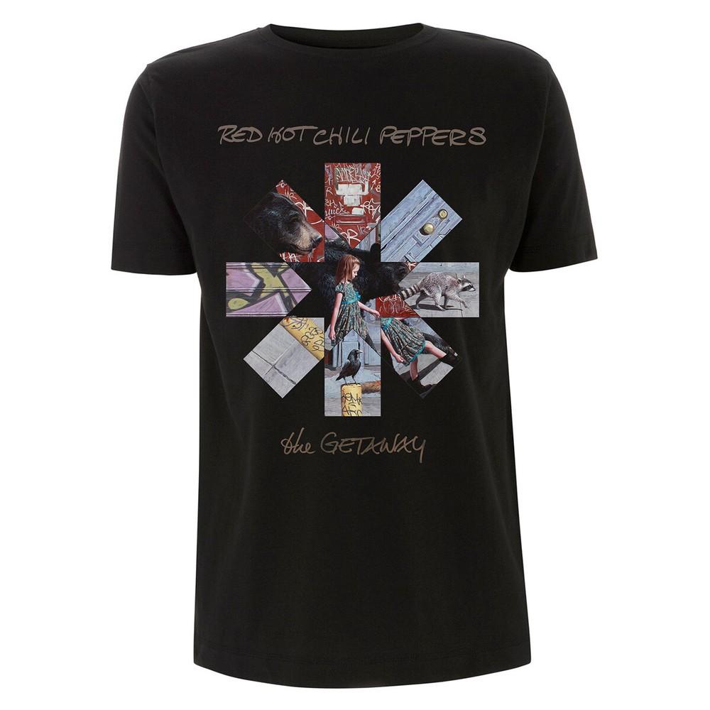 Red Hot Chili Peppers T-Shirt Getaway Album Asterix Rock Band Official Black New 2XL
Red Hot Chili Peppers T-Shirt Getaway Album Asterix Rock Band Official Black New 2XL
