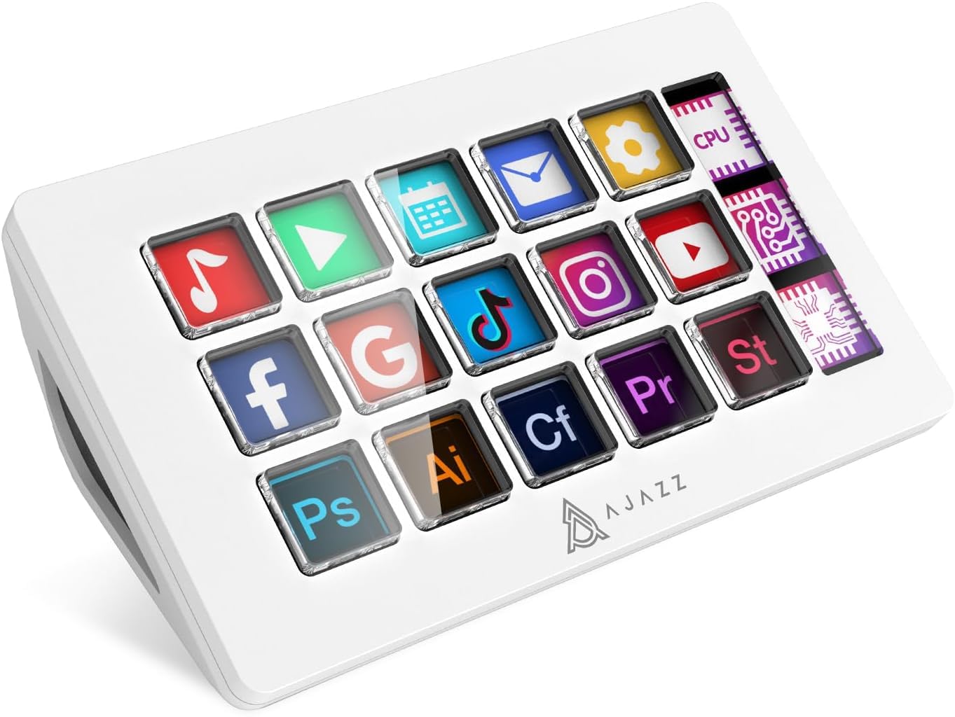 MAMBASNAKE x AJAZZ AKP153 Studio Deck, Stream Controller, 15 Macro Keys, Trigger Actions with Apps and Software like OBS, Twitch, YouTube, Custom
MAMBASNAKE x AJAZZ AKP153 Studio Deck, Stream Controller, 15 Macro Keys, Trigger Actions with Apps and Software like OBS, Twitch, YouTube, Custom