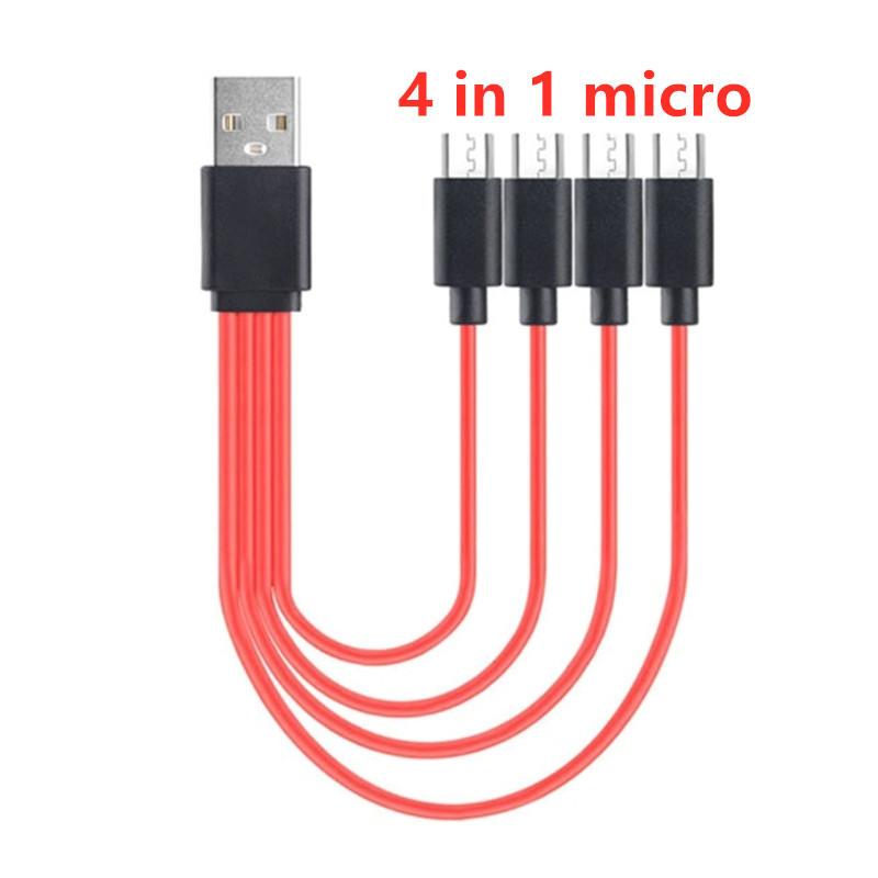 Multi Micro USB Charging Cable 4 in 1 USB 2.0 A Male to 4 Micro USB Male,Micro USB Splitter Cable Charging Cord Adapter
Multi Micro USB Charging Cable 4 in 1 USB 2.0 A Male to 4 Micro USB Male,Micro USB Splitter Cable Charging Cord Adapter